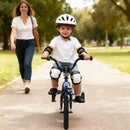 Kids Training Bicycle with Adjustable Saddle – Navy / 16 inches