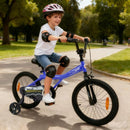 Kids Training Bicycle with Adjustable Saddle – Navy / 18 inches