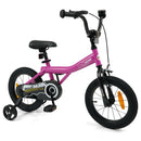 Kids Training Bicycle with Adjustable Saddle – Pink / 14 inches
