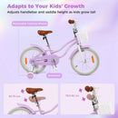 Kids First Bike with Basket and Training Wheels – TS10293ZS-18