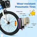 Kids Bike with Basket, Handbrake and Coaster Brake – 20 inches / Blue
