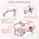 Mermaid Kids Bike with Basket and Streamers – Pink / 20 inches