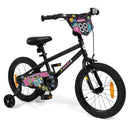 Kids Bicycle with Handbrake and Adjustable Seat – Black / 16 inches