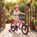 Kids Bicycle with Handbrake and Adjustable Seat – Pink / 14 inches