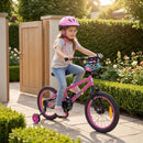 Kids Bicycle with Handbrake and Adjustable Seat – Pink / 16 inches