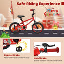 Kids Training Bike with Music Function – Red / 14 inches