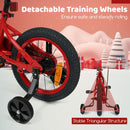 Kids Training Bike with Music Function – Red / 14 inches