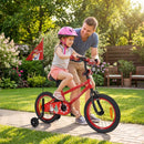 Kids Training Bike with Music Function – Red / 16 inches