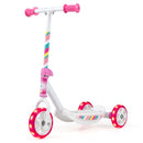 Pink Toddler 3-Wheel Scooter with Light-Up Wheels – Pink