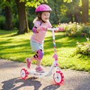 Pink Toddler 3-Wheel Scooter with Light-Up Wheels – Pink