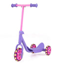 Purple Toddler 3-Wheel Scooter with Light-Up Wheels – Purple