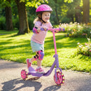Purple Toddler 3-Wheel Scooter with Light-Up Wheels – Purple
