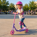 Purple Toddler 3-Wheel Scooter with Light-Up Wheels – Purple