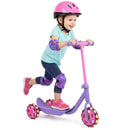 Purple Toddler 3-Wheel Scooter with Light-Up Wheels – Purple