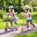 Purple Toddler 3-Wheel Scooter with Light-Up Wheels – Purple