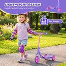 Purple Toddler 3-Wheel Scooter with Light-Up Wheels – Purple