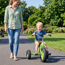 Kids Tricycle with Inflatable Tyres and Adjustable Seat – Green