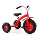 Kids Tricycle with Inflatable Tyres and Adjustable Seat – Red