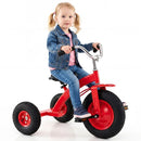 Kids Tricycle with Inflatable Tyres and Adjustable Seat – Red