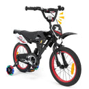 16-Inch Motocross-Style Kids Bike with Sound Effects – Black