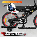 16-Inch Motocross-Style Kids Bike with Sound Effects – Black