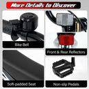 16-Inch Motocross-Style Kids Bike with Sound Effects – Black