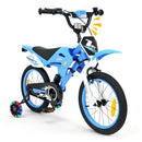 16-Inch Motocross-Style Kids Bike with Sound Effects – Blue