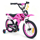 16-Inch Motocross-Style Kids Bike with Sound Effects – Pink
