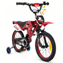 16-Inch Motocross-Style Kids Bike with Sound Effects – Red
