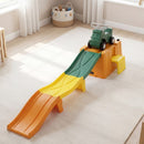 Kids Roller Coaster Track with Ride-On Car and Storage – Green