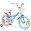 Kids Bike with Removable Basket and Adjustable Fit – Blue / 16 inches