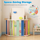 Rocket Wooden Triangle Climber, Arch and Balance Bridge – Multicolour