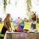 60 cm Tabletop Prize Wheel with 14 Sections – Multicolour