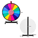 48 cm Tabletop Prize Wheel with Marker and Eraser – Multicolour