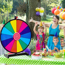48 cm Tabletop Prize Wheel with Marker and Eraser – Multicolour