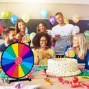 48 cm Tabletop Prize Wheel with Marker and Eraser – Multicolour