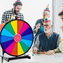 48 cm Tabletop Prize Wheel with Marker and Eraser – Multicolour