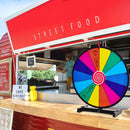 48 cm Tabletop Prize Wheel with Marker and Eraser – Multicolour