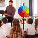 40 cm Prize Wheel with Adjustable Folding Stand – Multicolour