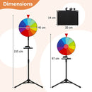 40 cm Prize Wheel with Adjustable Folding Stand – Multicolour