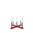 Wooden Ring-Toss Garden Game with Six Rings – Brown
