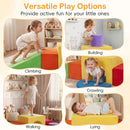 6-Piece Velvet Foam Climbing Playset – Red