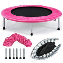 96cm Folding Mini Trampoline – Pink