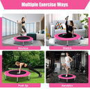 96cm Folding Mini Trampoline – Pink