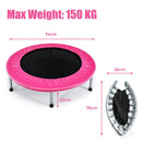 96cm Folding Mini Trampoline – Pink