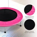 96cm Folding Mini Trampoline – Pink