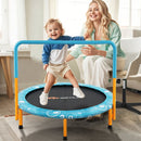 Folding Kids Trampoline with Padded Handle – Orange