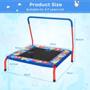 Kids Square Trampoline with Padded Handle – product view
