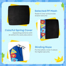 Kids Square Trampoline with Padded Handle – product view