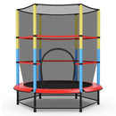 140cm Kids Trampoline with Enclosure Net – product view